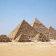 Gizeh,pyramidy v Gze-Egypt